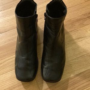 Geox comfort and sleek bootie, black.